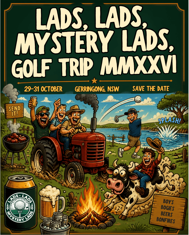 LLML Golf Trip MMXXVI Flyer